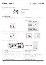 Preview for 2 page of Parallel Audio DPRB5 Operation Manual