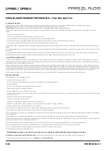 Preview for 4 page of Parallel Audio DPRB5 Operation Manual