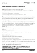 Preview for 4 page of Parallel Audio GW6100 Operation Manual