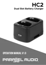 Предварительный просмотр 1 страницы Parallel Audio HC2 Operation Manual