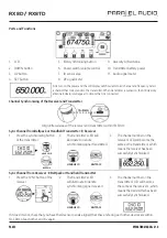 Preview for 2 page of Parallel Audio RX8D Operation Manual