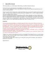 Preview for 5 page of Paramania Revo3 User Manual