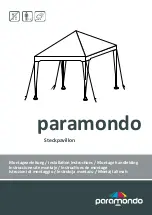 paramondo Steckpavillon Installation Instructions Manual preview
