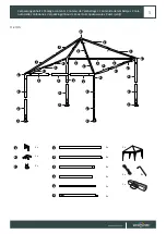 Предварительный просмотр 5 страницы paramondo Steckpavillon Installation Instructions Manual