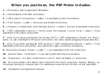 Preview for 4 page of Paramotor PXP Meter Manual