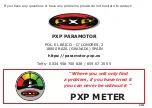 Preview for 116 page of Paramotor PXP Meter Manual