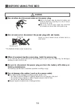 Preview for 20 page of PARAMOUNT BED 7B01001000A3 Operator'S Manual