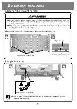 Предварительный просмотр 22 страницы PARAMOUNT BED A5 Series Instruction Manual