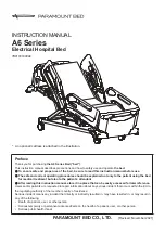 Preview for 1 page of PARAMOUNT BED A6 Series Instruction Manual