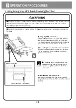 Preview for 25 page of PARAMOUNT BED Celenus PD-200 Series Instruction Manual