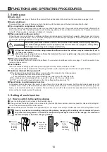 Предварительный просмотр 11 страницы PARAMOUNT BED cococia Riraku flow Instruction Manual