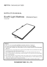 PARAMOUNT BED Everfit Light PE-9002 Instruction Manual preview