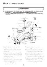 Preview for 6 page of PARAMOUNT BED KA-8251 Instruction Manual