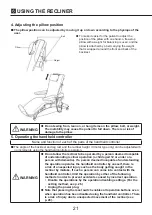 Preview for 22 page of PARAMOUNT BED KA-8251 Instruction Manual