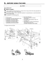 Preview for 8 page of PARAMOUNT BED Qualitas Nx Series Instruction Manual