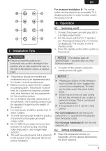 Preview for 9 page of Paramount Fitness BLT-999W Installation And Operation Instruction Manual