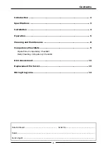 Preview for 3 page of Paramount Fitness BM30ATS Installation & Operation Manual