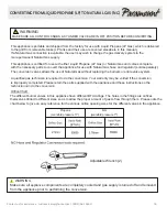 Предварительный просмотр 16 страницы Paramount Fitness FP-441 Installation Precautions