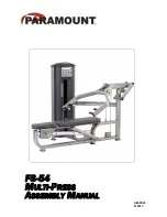 Paramount Fitness FS-54 Assembly Manual preview