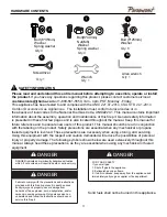 Preview for 3 page of Paramount Fitness FS1010-T-167 Owner'S Manual