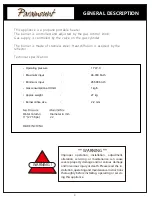 Preview for 3 page of Paramount Fitness LIP-10A-TGG Instruction Manual