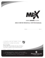 Preview for 1 page of Paramount Fitness MDX DEBRIS REMOVAL SYSTEM Manual