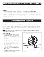 Preview for 7 page of Paramount Fitness MDX DEBRIS REMOVAL SYSTEM Manual