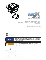 Preview for 1 page of Paramount Fitness MDX-R3 Owner'S Manual And Installation Manual