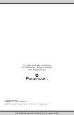 Preview for 12 page of Paramount Fitness Paralevel Startup Manual