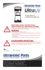 Preview for 1 page of Paramount Fitness Ultra UV 004-422-2021-00 Installation & Operation Manual