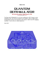 Preview for 1 page of PARASIT STUDIO QUANTOM DEFRAKULATOR Manual