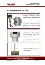 Preview for 9 page of Parasol OZGLOW F40 Instructions Manual