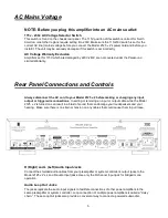 Предварительный просмотр 6 страницы Parasound 2125 v.2 Owner'S Manual