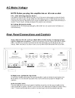 Preview for 6 page of Parasound 2250 v.2 Owner'S Manual