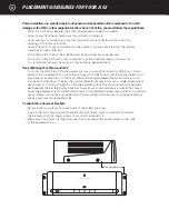 Preview for 4 page of Parasound Halo A 52 Owner'S Manual