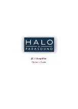 Parasound HALO JC 1+ Owner'S Manual предпросмотр