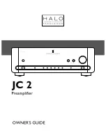 Preview for 1 page of Parasound Halo JC 2 Owner'S Manual