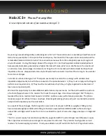 Предварительный просмотр 1 страницы Parasound Halo JC 3+ Brochure & Specs