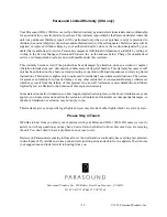 Preview for 11 page of Parasound HCA-1200II Owner'S Manual