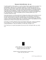 Preview for 11 page of Parasound HCA-1206 Owner'S Manual