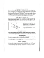 Предварительный просмотр 3 страницы Parasound HCA-500 Owner'S Manual