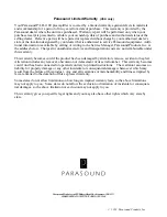 Preview for 7 page of Parasound P/LD-1100 Owner'S Manual