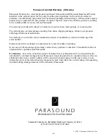 Предварительный просмотр 9 страницы Parasound P/LD-2000 Owner'S Manual