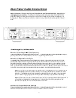 Предварительный просмотр 7 страницы Parasound Zamp Quattro Owner'S Manual