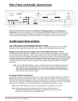 Предварительный просмотр 8 страницы Parasound ZoneMaster 2350 Owner'S Manual