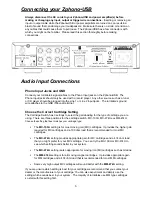 Предварительный просмотр 6 страницы Parasound Zphono-USB Owner'S Manual