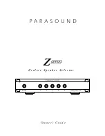 Parasound Zselect Owner'S Manual предпросмотр