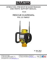 Предварительный просмотр 1 страницы paratech RESCUE GUARDIAN Operation, Maintenance And Parts Manual