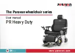 Paravan PR Heavy Duty User Manual preview