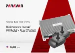 Paravan SPACE DRIVE SYSTEM Maintenance Manual предпросмотр